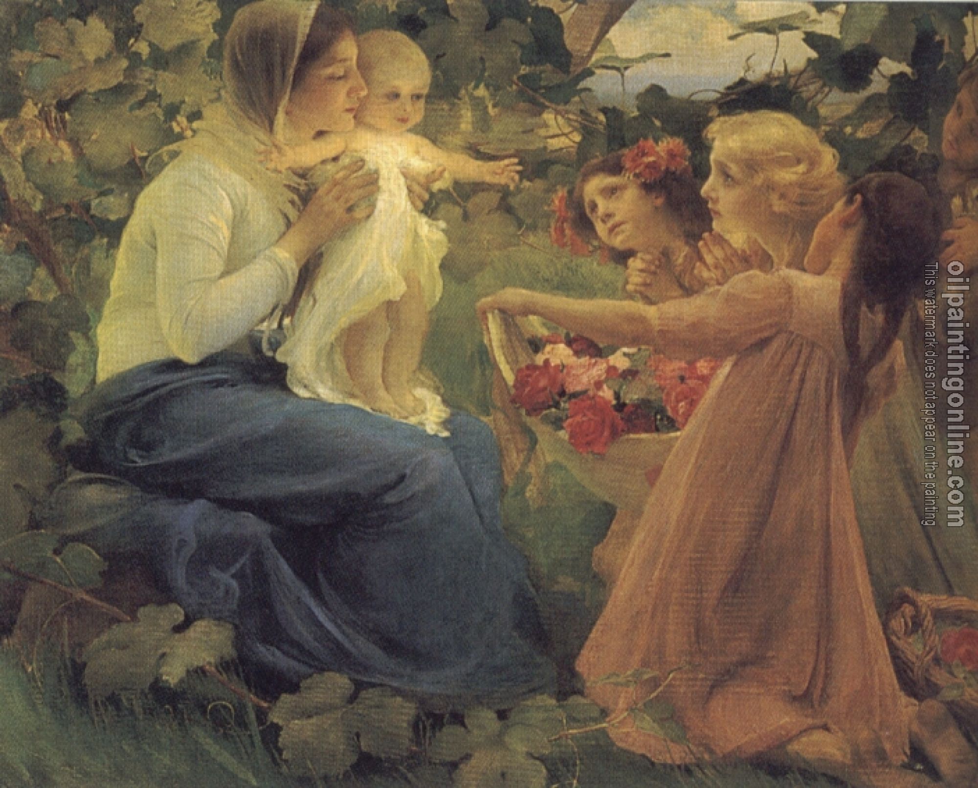 Franz Dvorak - Presenting Flowers to the Infant